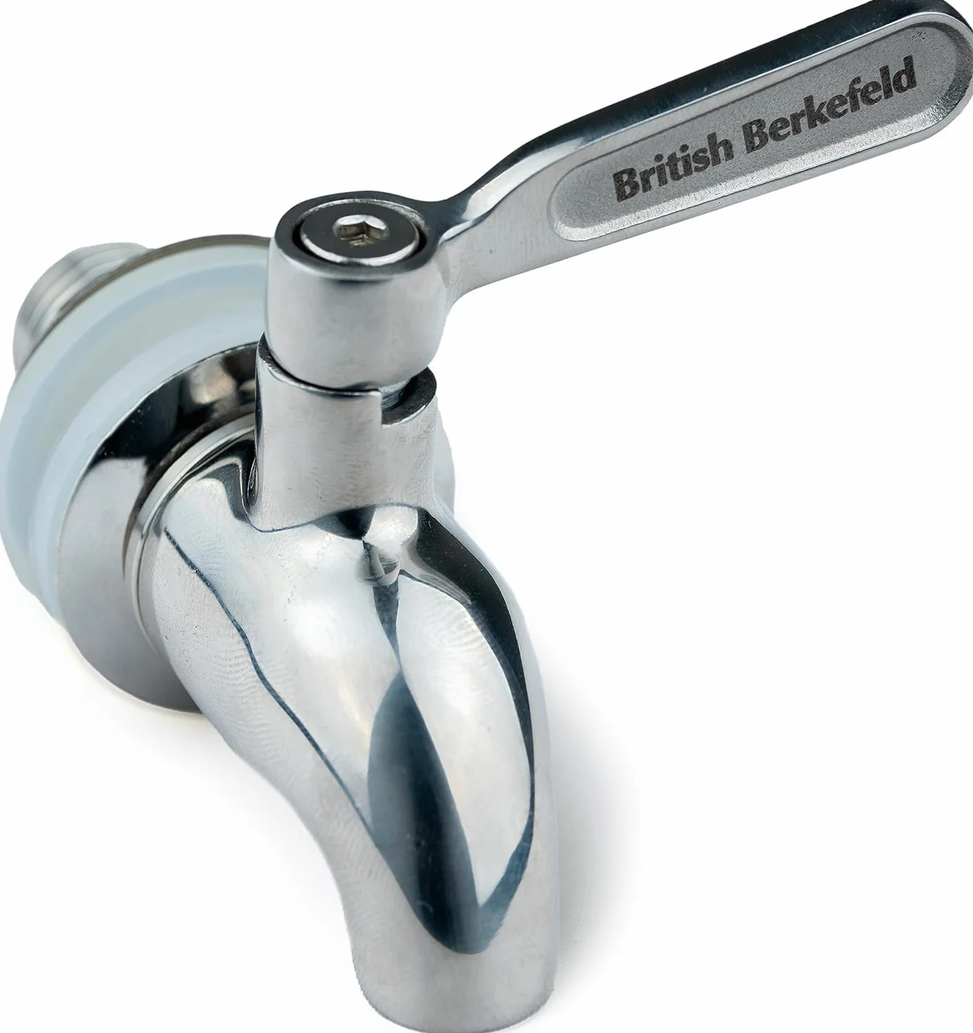 British Berkefeld Grifo De Gravedad De Acero Inoxidable | Se adapta a bidones de gravedad de 6, 8,5 y 12 l | Mejora el flujo y el control | Diseño a prueba de fugas