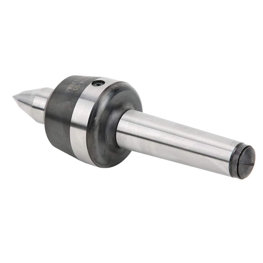 MT3 Live Center Taper, Torno CNC para trabajo pesado Reemplazo de herramienta de torneado de contrapunto de rodamiento giratorio de alta velocidad, precisión 0.005 con herramienta CNC de tornos de com