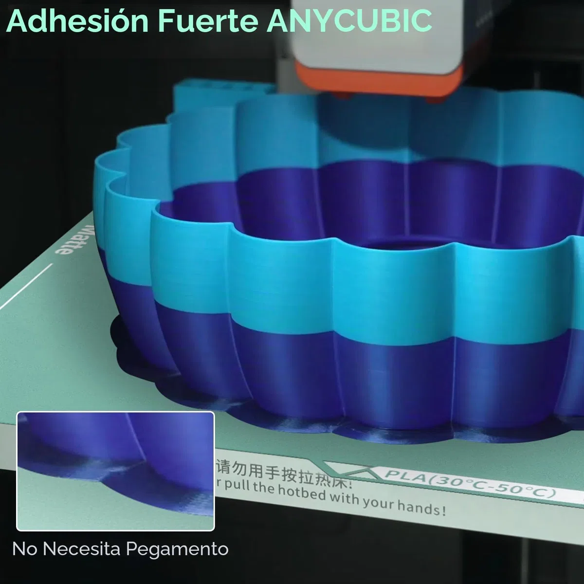 UniTak3D Kobra S1/X/4 Cold Build Plate 264*276mm Doble Cara Glossy+Mate Construir Placa Impresión Baja Temperatura,Strong-Adhesion Plate Compatible with ANYCUBIC Kobra S1/Kobra X//Kobra 4 Impresora 3D
