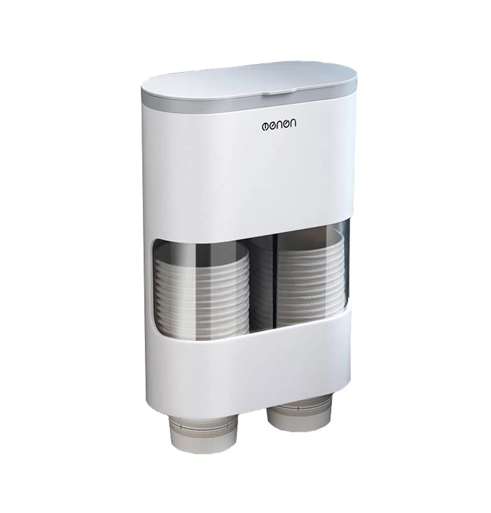 MHTECH Soporte automático para tazas, dispensador de vasos de papel, dispensador de vasos de papel desechable (ZBFPQ-HS)