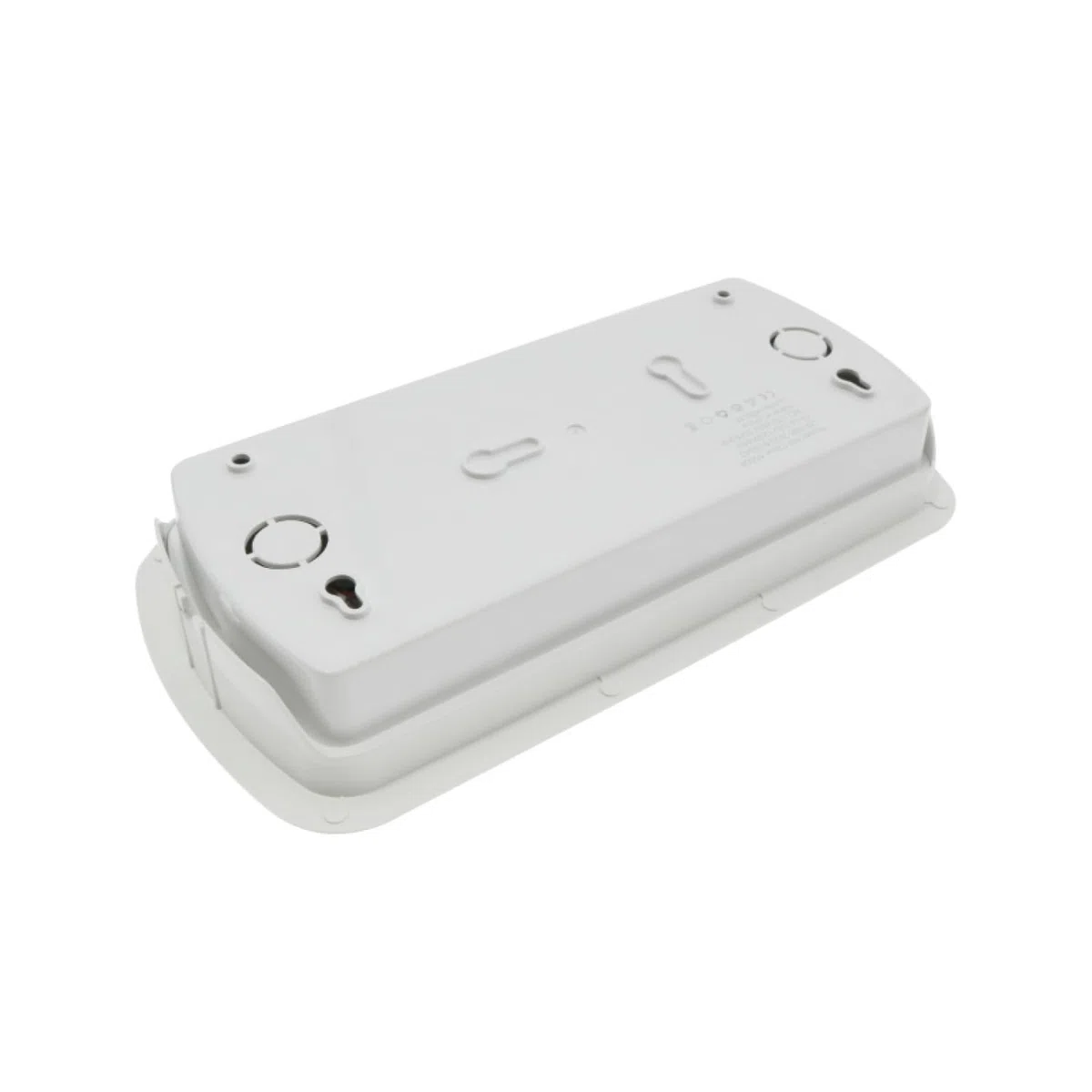 LEDUNI Luz de Emergencia AUTOTEST LED 400Lm 4W Luz Fría 6500K Con Dos posiciones Empotral y Superficie 272X140X543 mm
