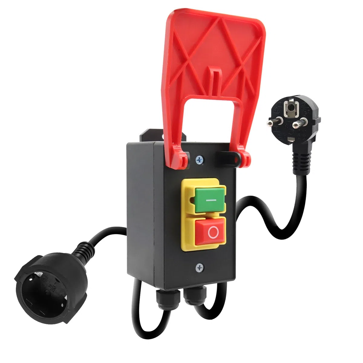 AC250 16A Interruptor monofásico AYWHP Interruptor de Seguridad interruptor de tensión cero para desconectar rápidamente la mesa de fresado y otros dispositivos eléctricos.