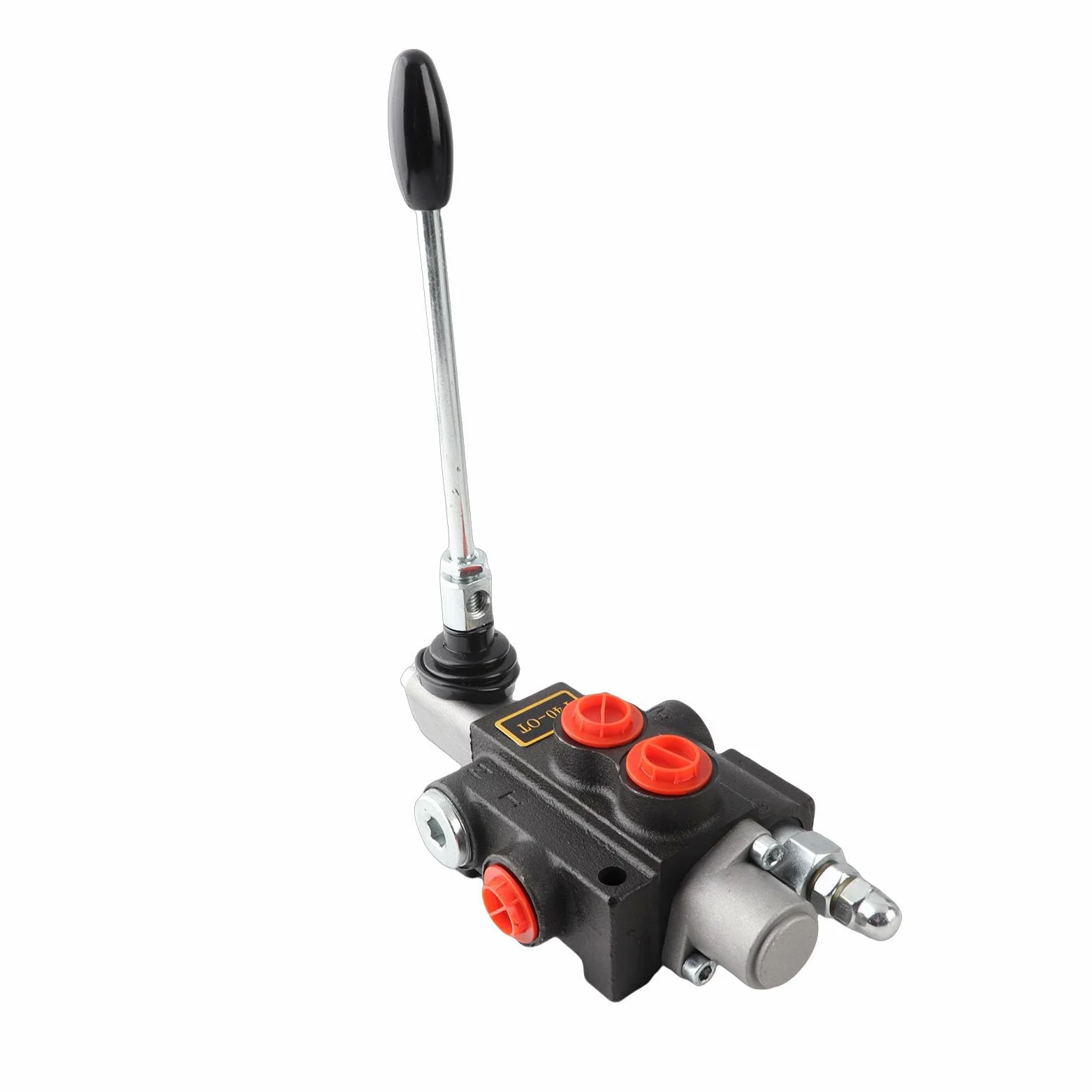 Válvula de Control de Flujo Hidráulico de Doble Efecto, Estable y Duradera, Alivio Ajustable para Accesorios de Tractor