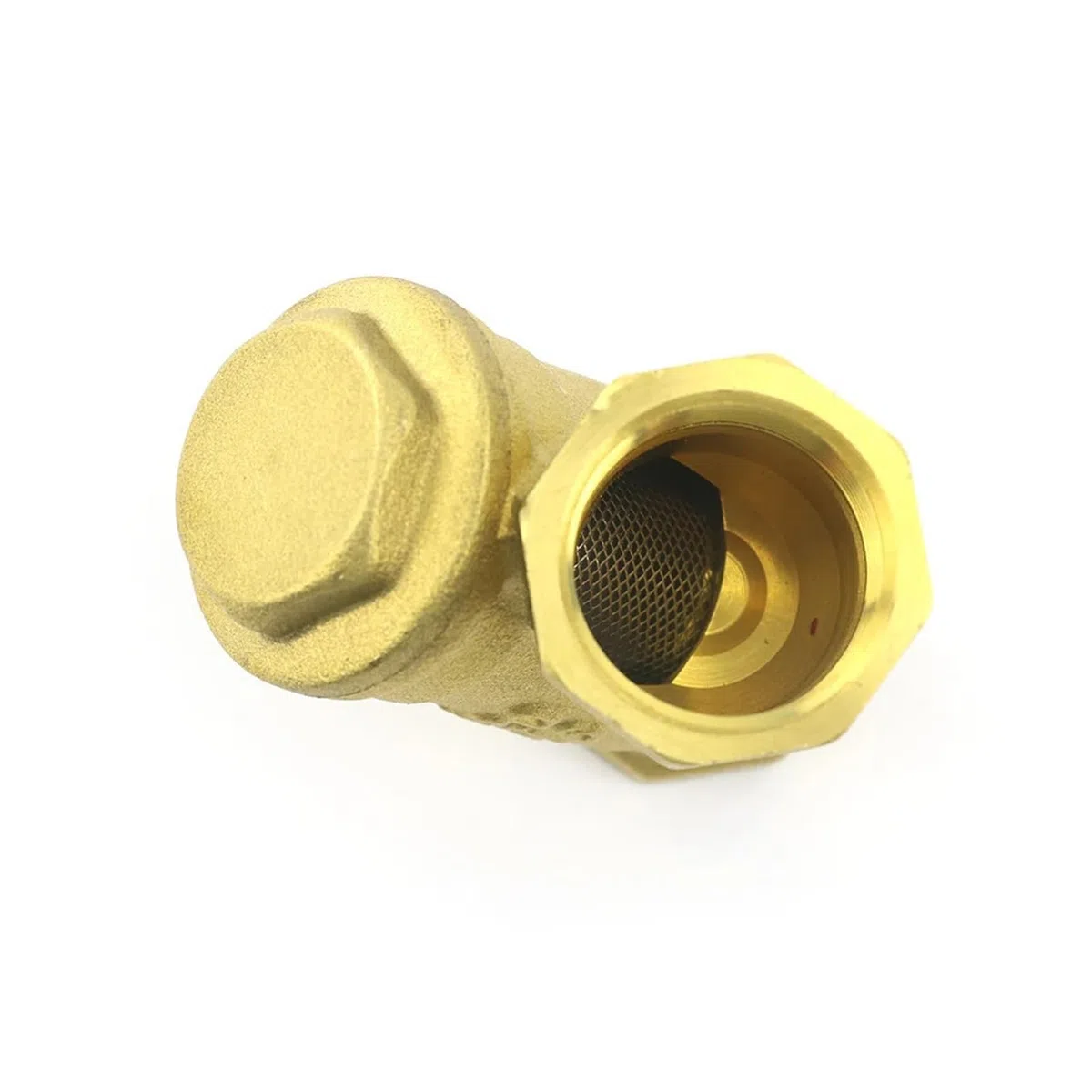 Filtro de latón tipo Y, válvula filtro, rosca hembra BSP, DN15/DN20/DN25/DN32, for agua, 1/2", 3/4", 1" y 1-1/4"(1-1/4")