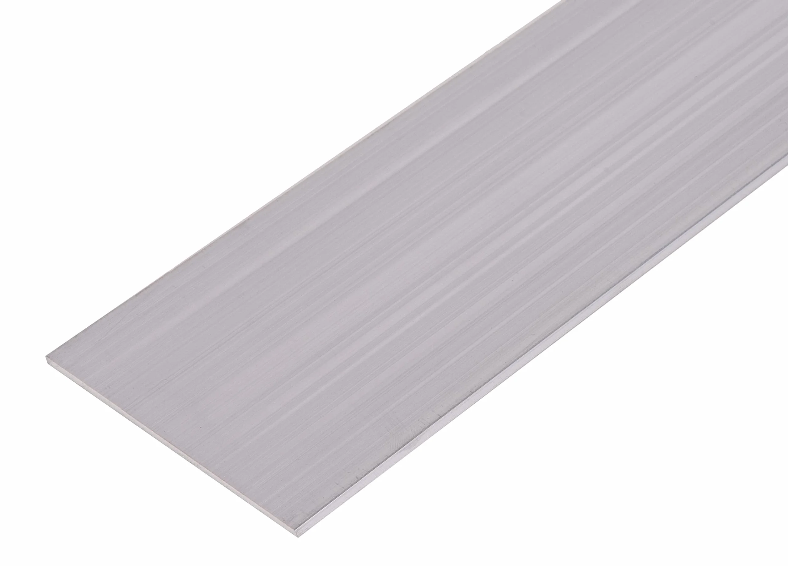 Alberts 473990 Barra plana, Aluminio, natural, 1000 x 80 x 3 mm