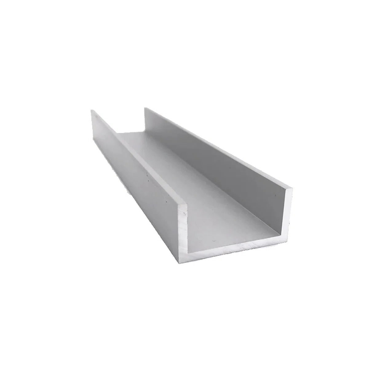 Aluminio En Forma De U Perfil de aluminio en forma U, ancho exterior 40 mm, longitud 50 cm, borde aleación recubierto vidrio Para Bricolaje(40mm x 10mm x 1mm)