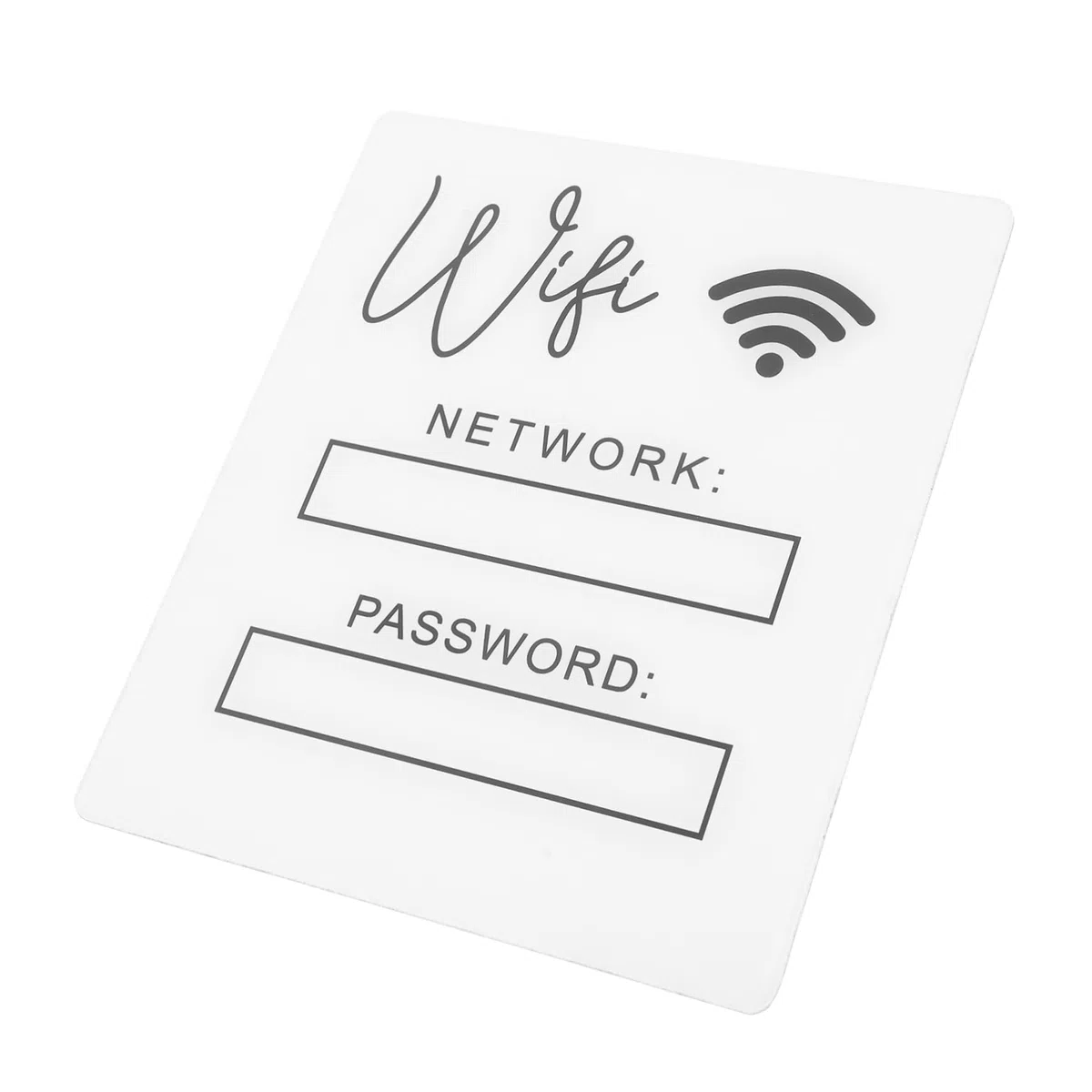 Tablero Acrílico De Wifi Personalizable Para Hogar y Oficina Diseño Moderno y Doble Función Decorativa