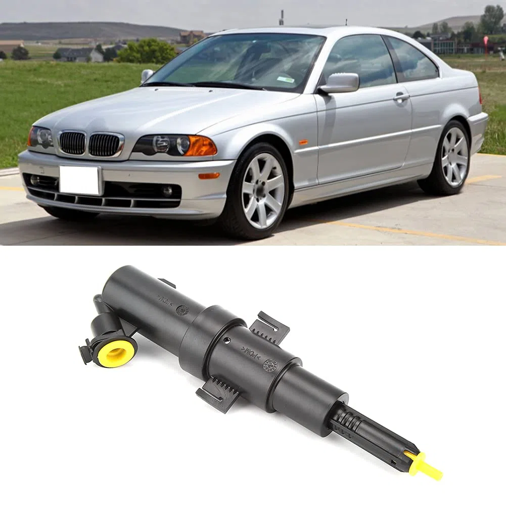 Tbest 46 Lavafaros, E46 M3 Cilindro de Lavado de Faros, Boquilla de Lavado de Faros Derecho E46 Lavafaros Boquilla Telescópica Abs 61678362823 Apto para E46