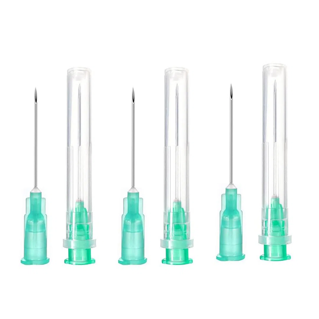 100 tubos dispensadores de acero inoxidable para recarga de líquidos, envasados individualmente, para uso industrial, laboratorios científicos, hogar, ocio, aceite (21 g x 25 mm)