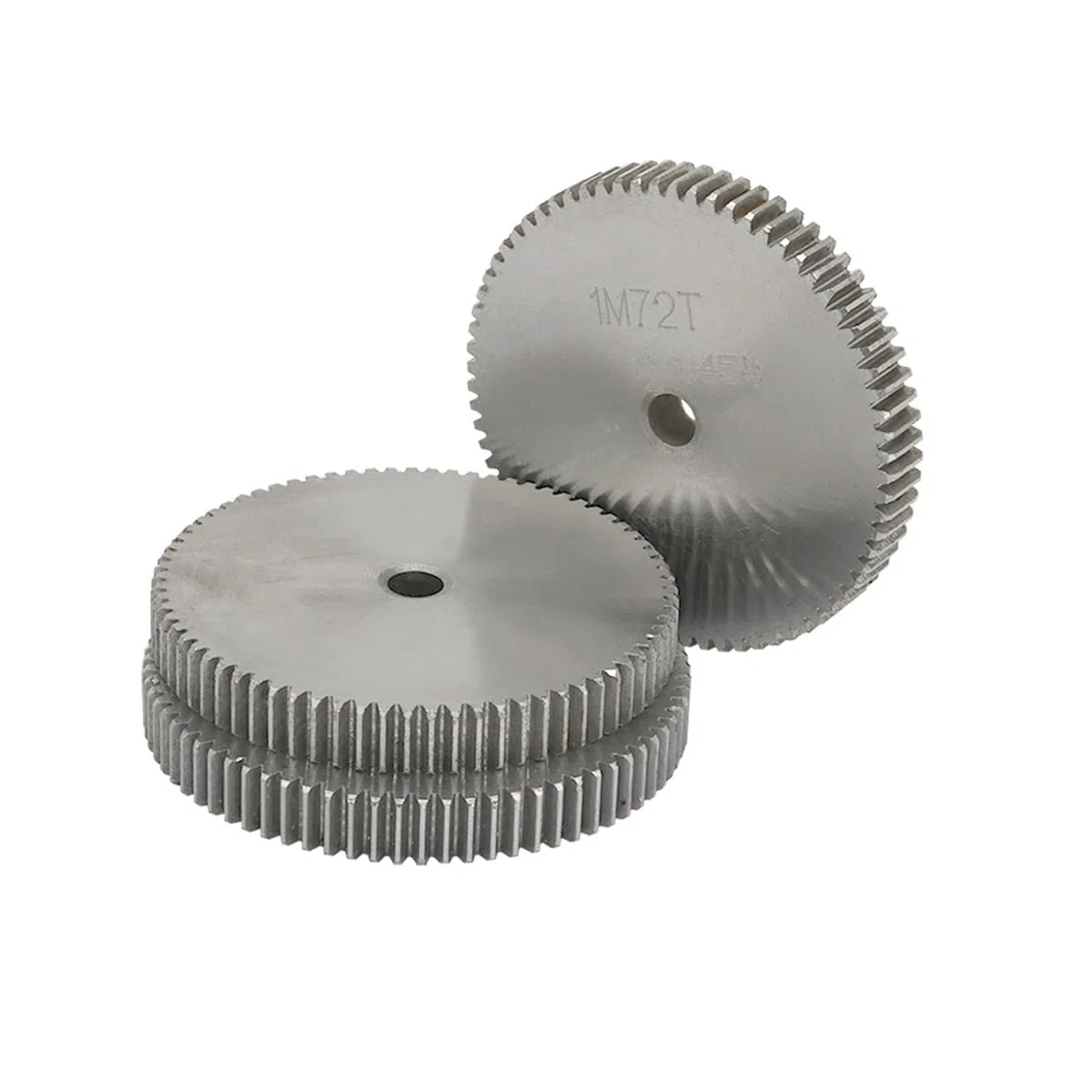 1 unidad 1 módulo 81T/82T/83T/84T/85T/86T/87T/88T/89T/90T engranaje recto de Motor plano de acero al carbono plateado