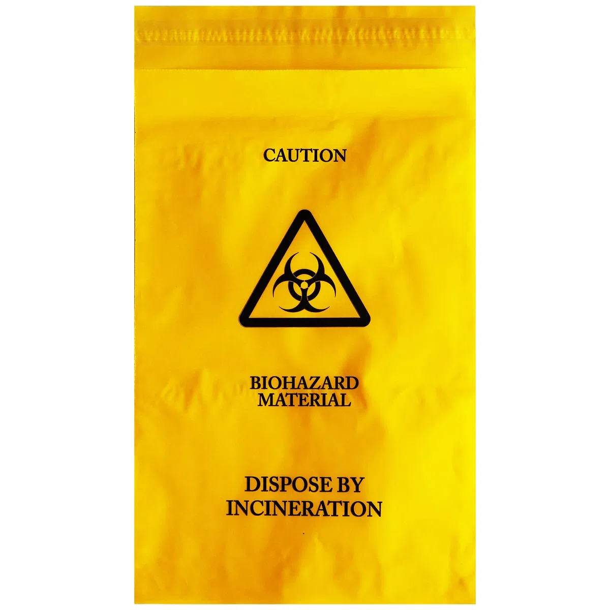 RE-GEN Bio-Hazard - Paquete de 25 bolsas pequeñas para eliminación de residuos médicos clínicos, tamaño pequeño, 195 mm x 310 mm