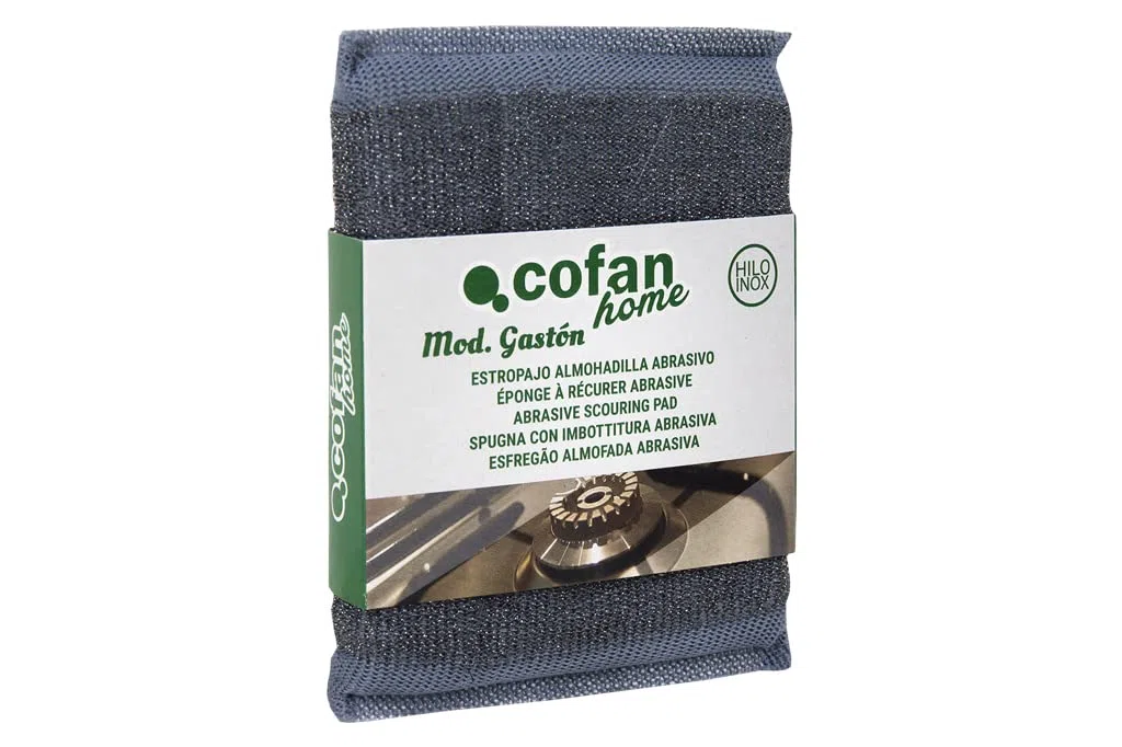 Estropajo | Almohadilla | Fabricado en Abrasivo con Hilo INOX | Pack de 16 Unidades