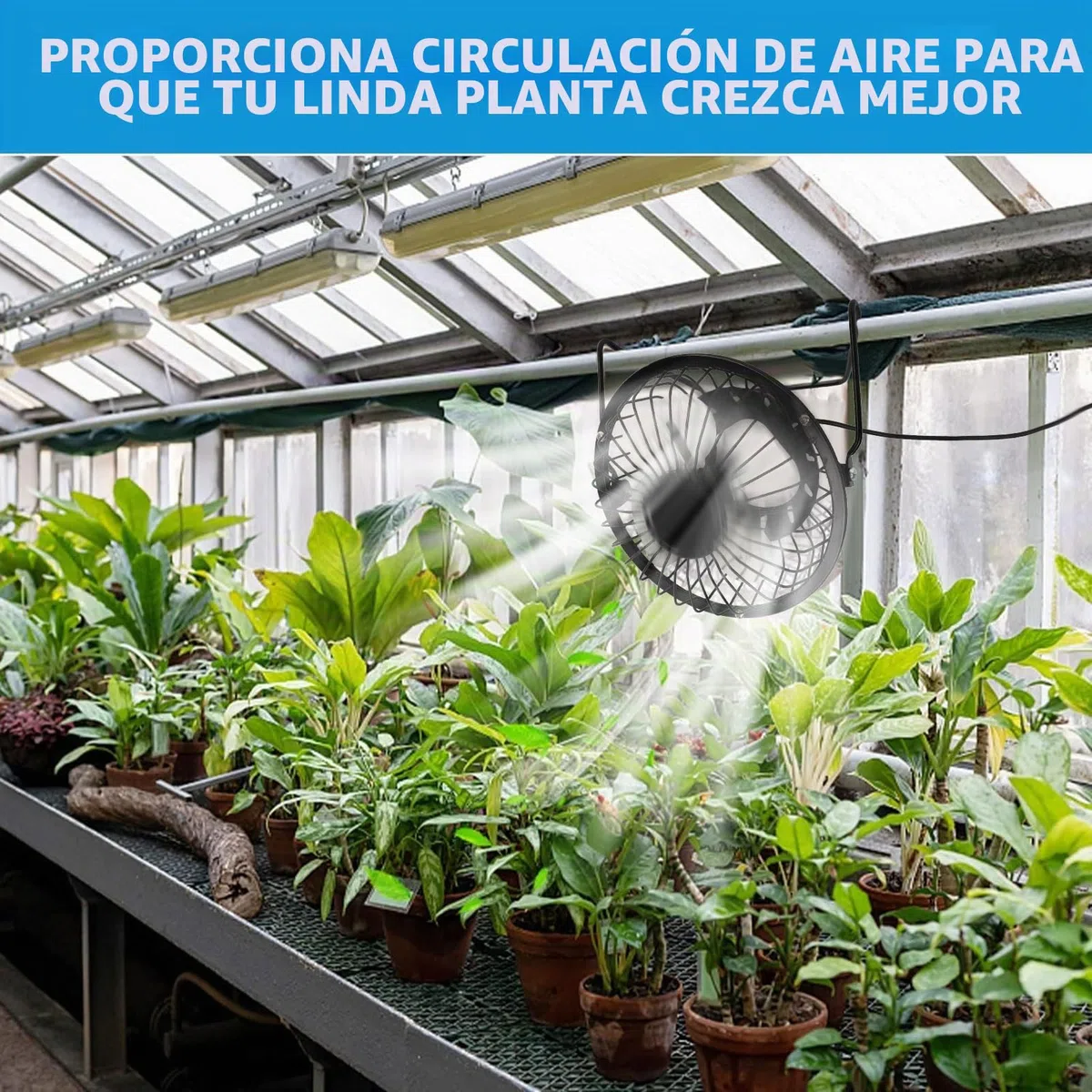 Ventilador Solar para Exteriores, 5 W, con Energía Solar, USB, Extractor de Aire, Ventilador Exterior, Panel Solar Ajustable de 360 ​​grados, Ventilador para Invernadero,