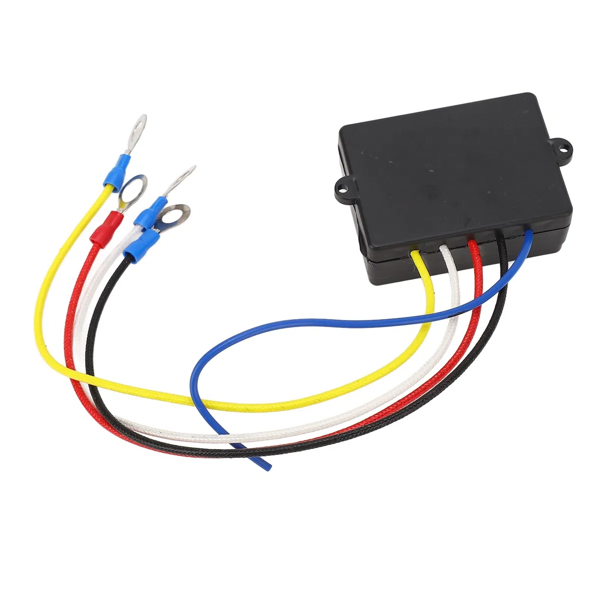 Keenso de Control Remoto de Cabrestante Inalámbrico de 12 V, Auriculares Duales con Función de Entrada y Salida de Energía para Cabrestantes de Camión ATV SUV de 17000 LB