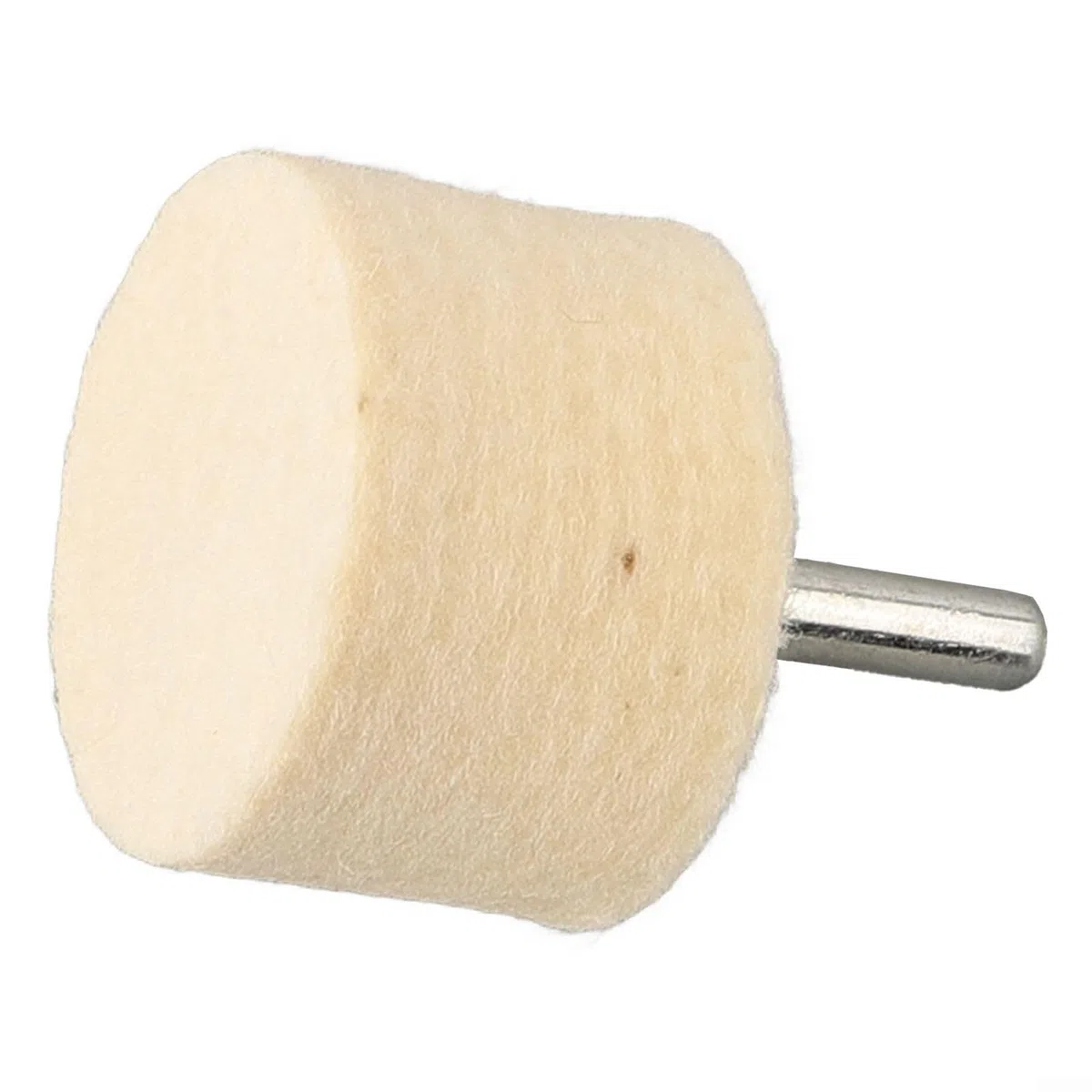 Juego de ruedas de pulido de fieltro de lana de vástago de 6 mm, 20 mm, 25 mm, 30 mm, 35 mm, 40 mm de diámetro para máquina de molienda giratoria, joyería de vidrio, metal pulido Bobs (25 mm)