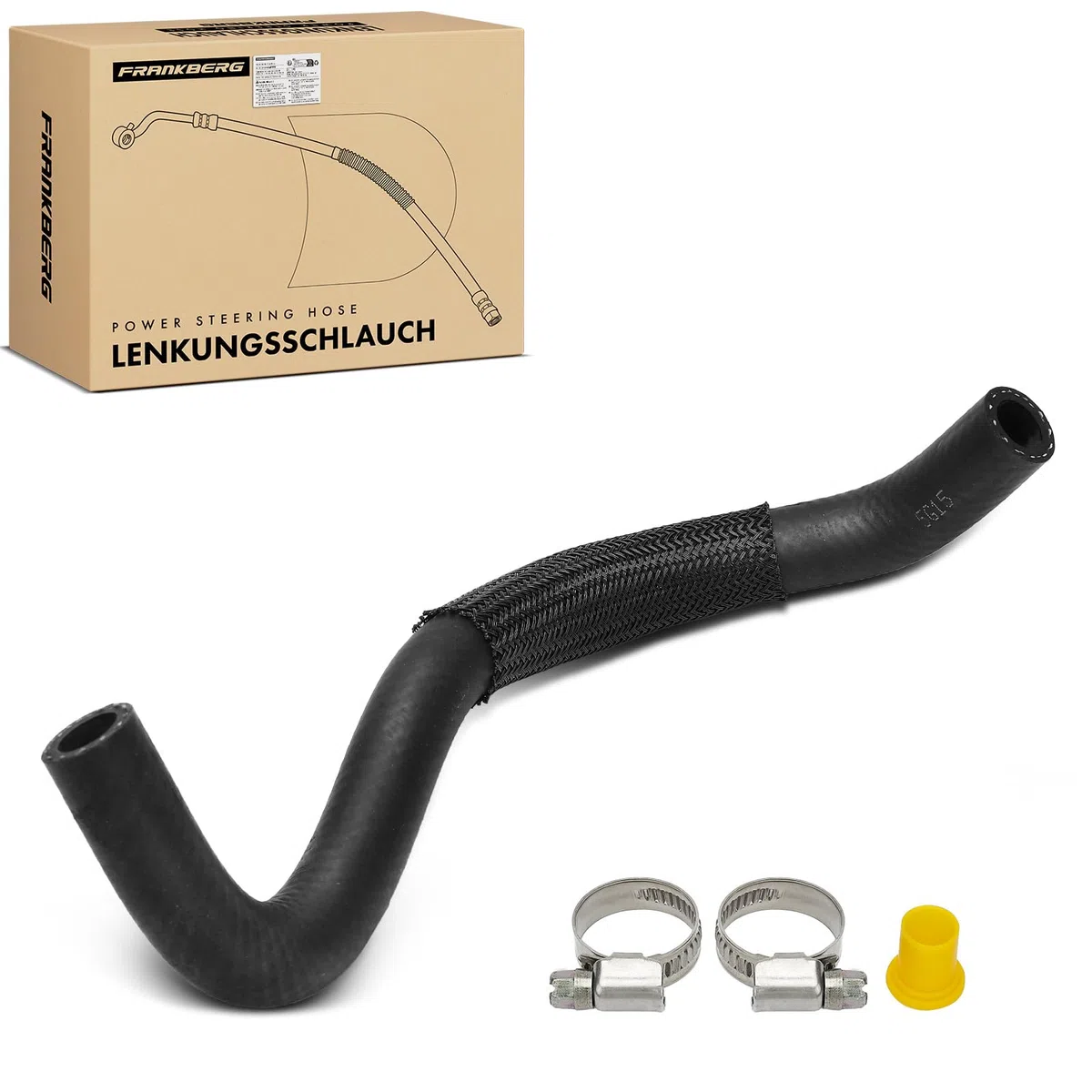 Frankberg Manguera de dirección asistida Compatible con Serie 3 Compact E46 316 Ti 318 Ti Serie 3 E46 316i 318i Serie 3 Touring E46 316i 318i Serie 3 Cabrio E46 318 Ci Serie 3 Coupé E46 32416850286