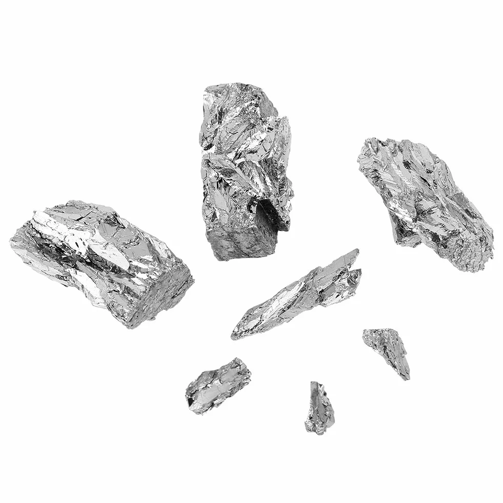 Bismuto, 100 g 99,99% Bloque de lingotes de metal de bismuto Cristal puro para hacer cristales con un valor diamagnético extremadamente alto para lámpara de cerámica electrónica
