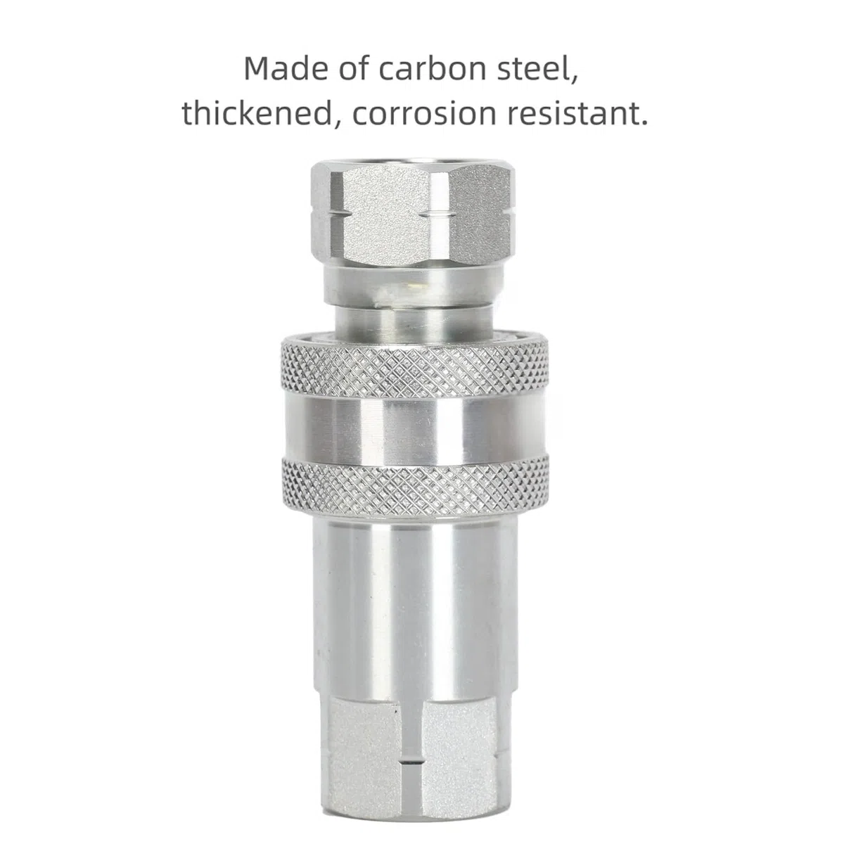 1Set Conjunto De Acoplador De Conexión Rápida Hidráulica NPT 3/8 Adaptador De Enchufe De Montaje De Tubería Hembra Adecuado Para Equipos Forestales Y Agrícolas De Construcción
