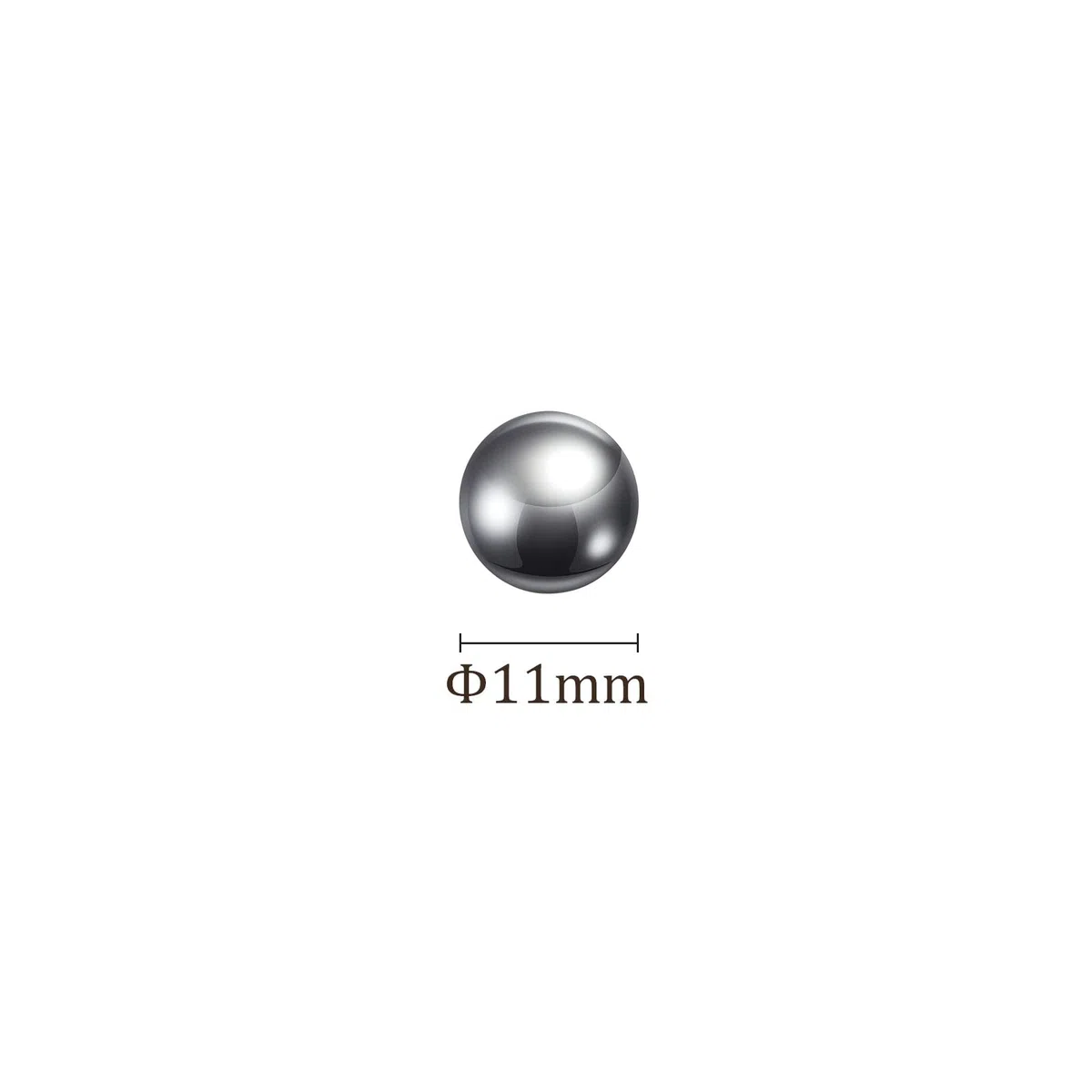 200uds Precisión Bolas - [11mm] Carbono Acero Pulido para Rodamientos Válvulas Uso