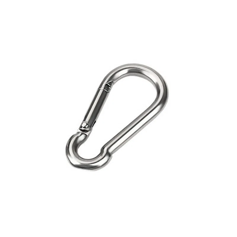 Genérico Gancho Mosquetón De Acero Inoxidable 304, Mosquetones para Juego De Columpios, Camping, Pesca(M14)