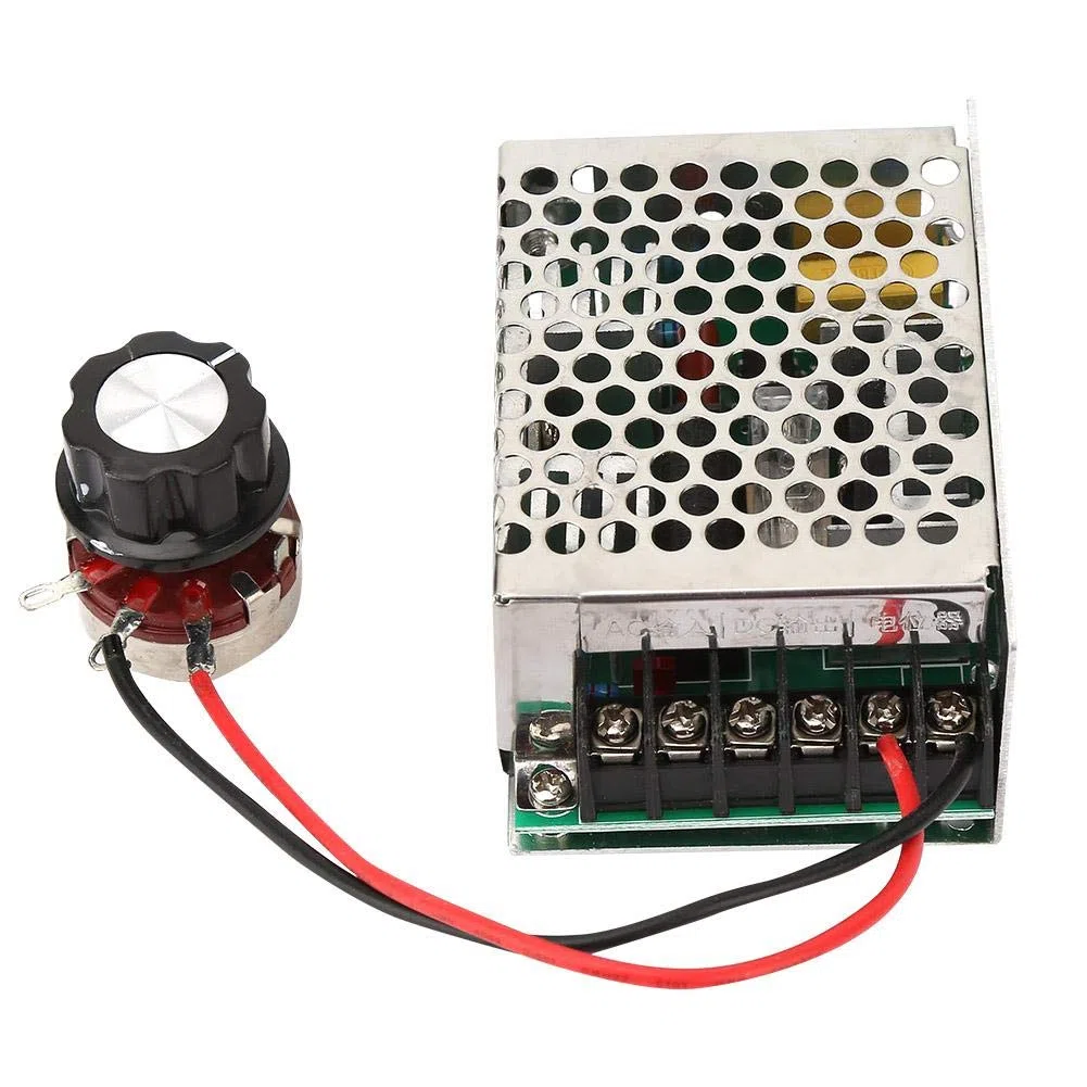 Regulador del motor de CC, 220V Controlador de velocidad del motor monofásico de CA Controlador de velocidad de CC de 4KW Controlador de velocidad de CC Controlador del motor de CC Entrada de CA mon