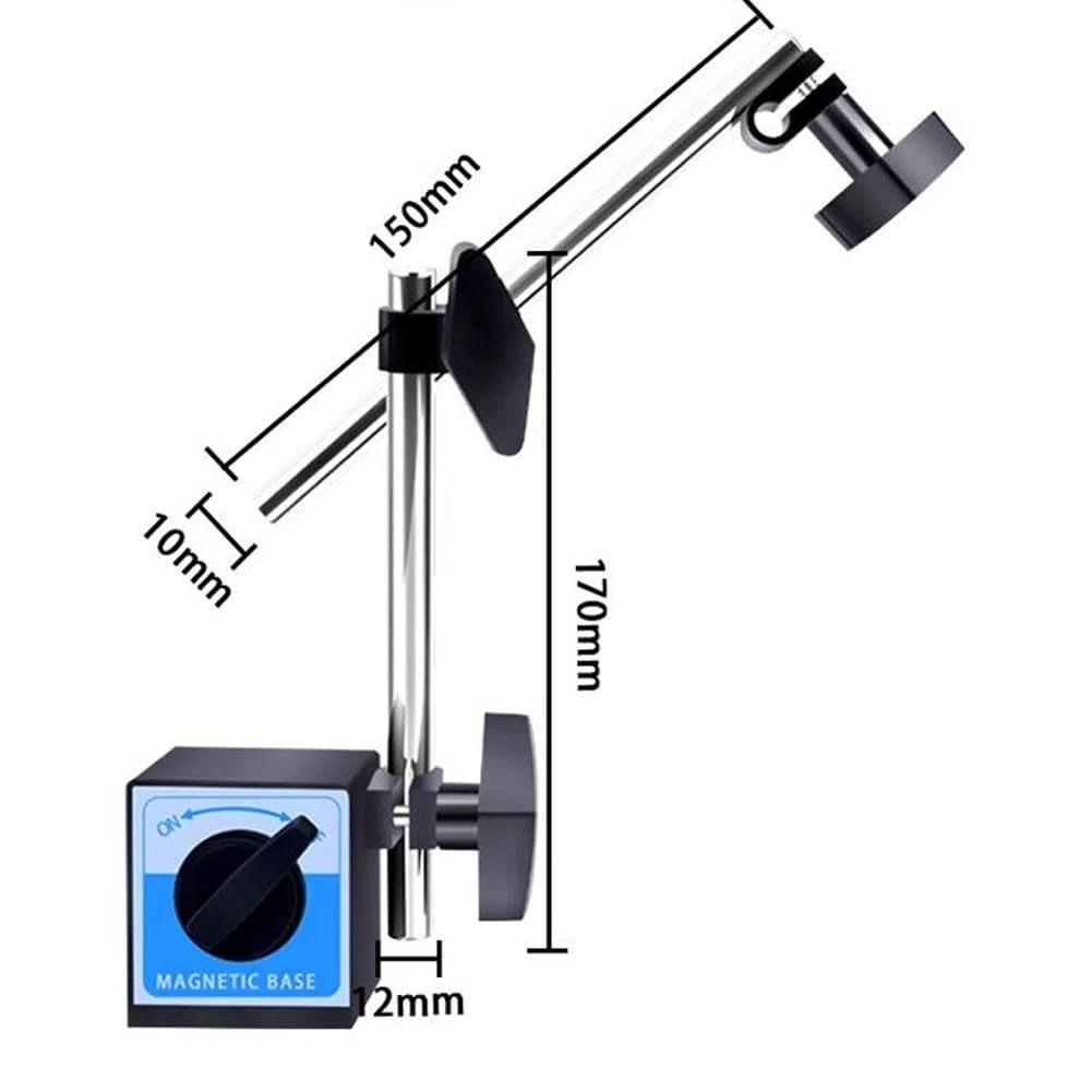 Para la comprobación de punto base de los relojes comparadores de 0-10 mm