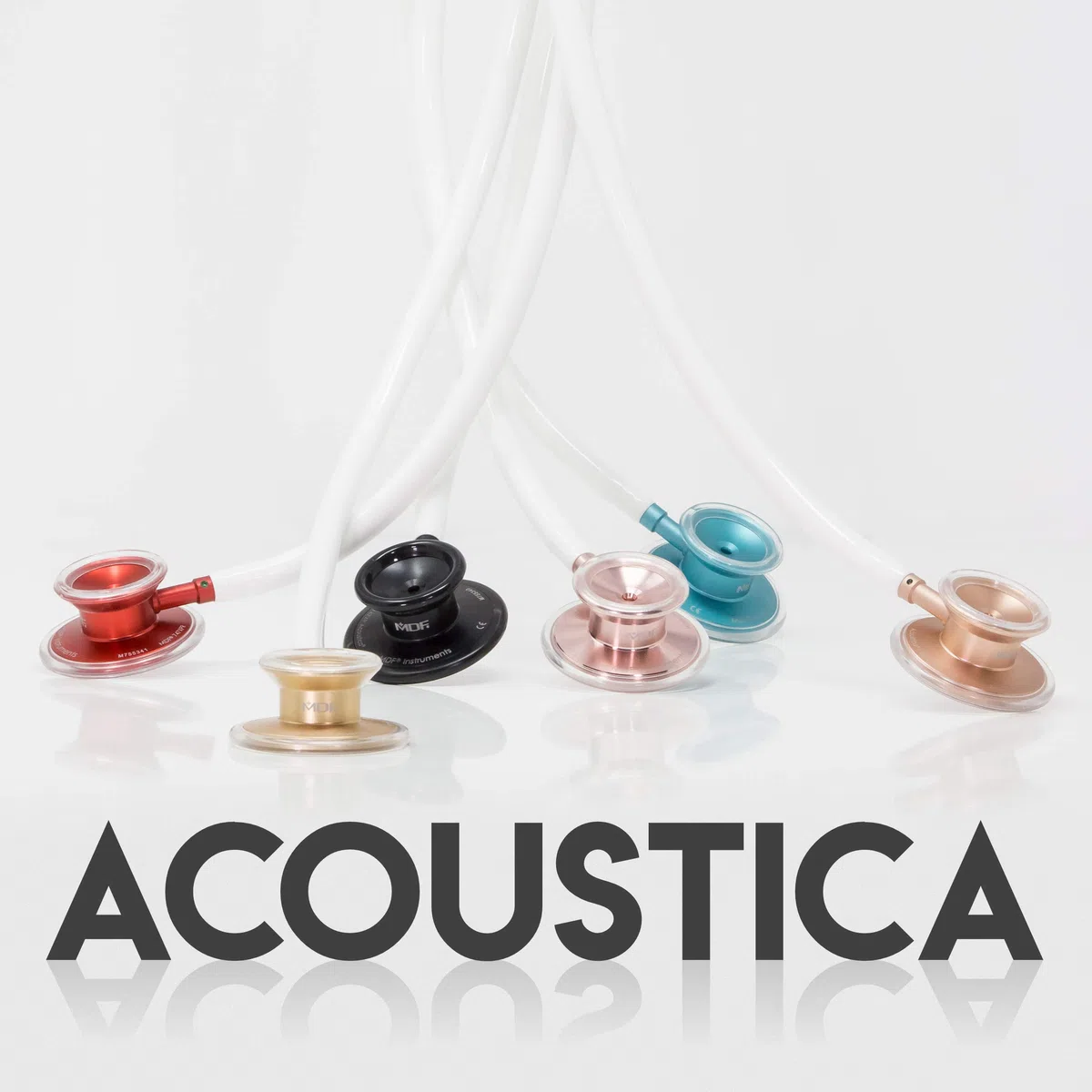 MDF Instruments Acoustica Fonendoscopio ligero de doble cabeza - GarantÌa-de-por-vida & Programa-piezas-gratuitas-de-por-vida, Morado, MDF747XP08