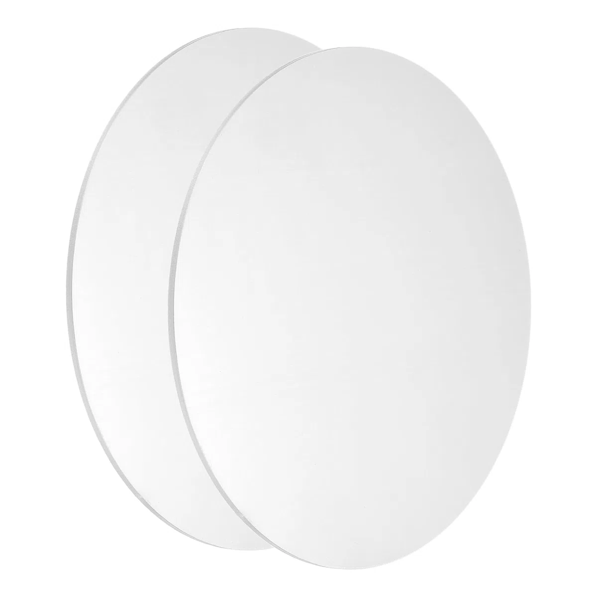 QUARKZMAN 2 Piezas De Disco De Aluminio 8"(200mm) Diámetro 0.06"(1.5mm) Espesor 5052 Placas Circulares De Aluminio Láminas Redondas Para Estampado De Metales