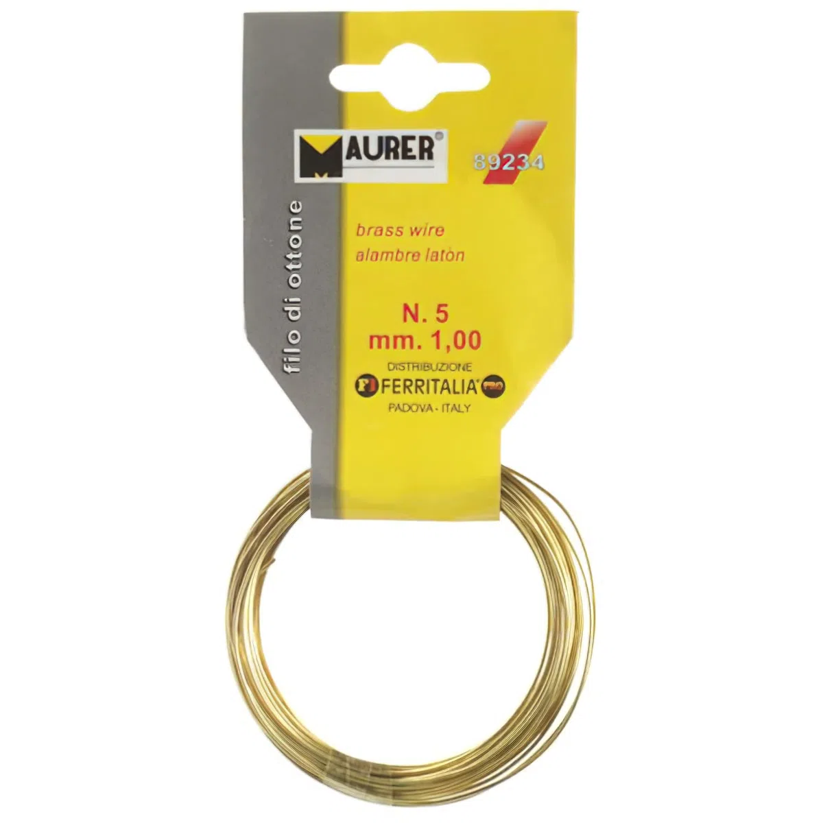 Alambre Latón Maurer nº 0 / 0,5 mm. 30 Metros