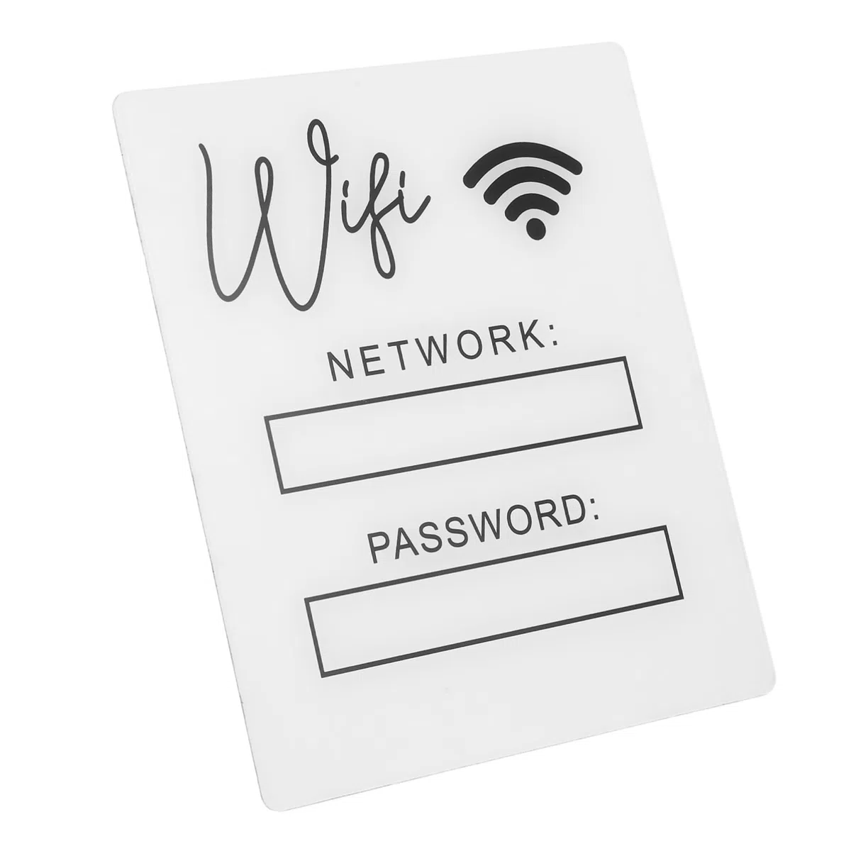 Tablero Acrílico De Wifi Personalizable Para Hogar y Oficina Diseño Moderno y Doble Función Decorativa