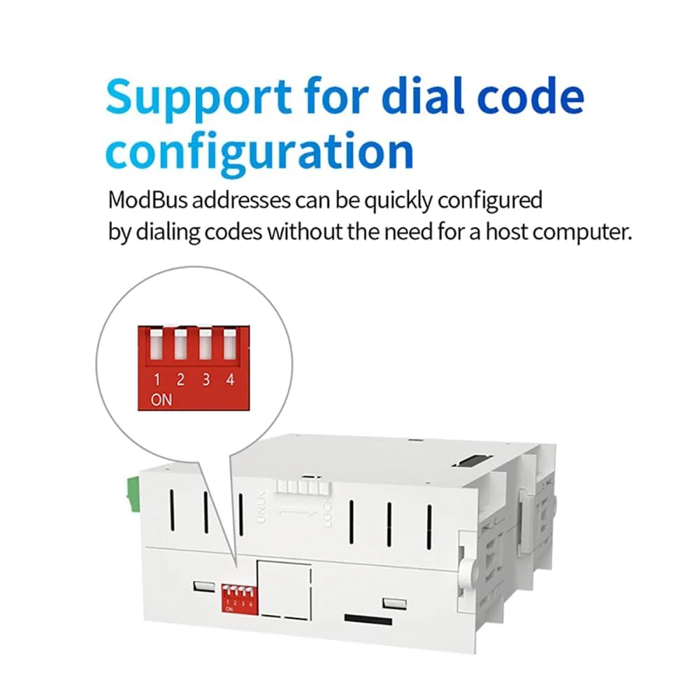 Módulo de expansión IO remoto distribuido 8DI RJ45 RS485 Modbus adquisición de interruptor analógico GAXXX8000 Expansión rápida PNP NPN solo funciona con host