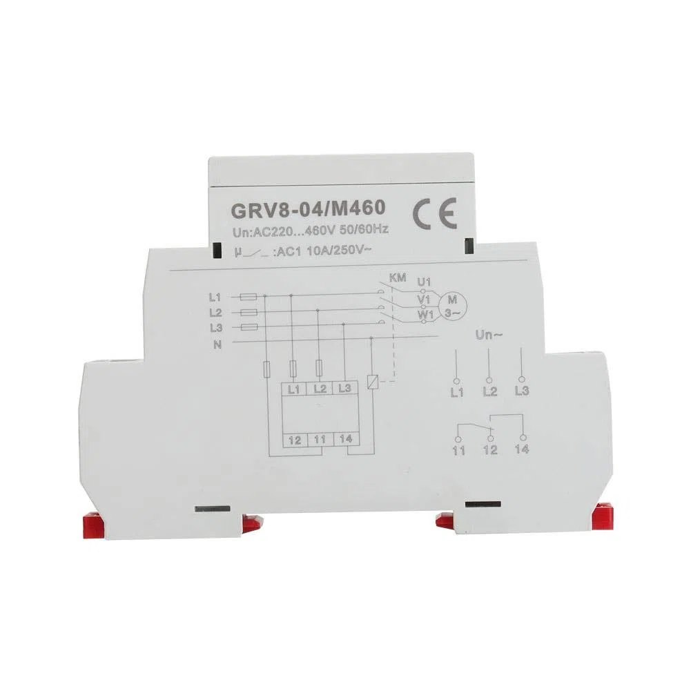 Relé De Monitoreo TensióN, Grv8-04 Relé TrifáSico De Control De TensióN Secuencia De Fases ProteccióN Contra Fallo De Fase M460