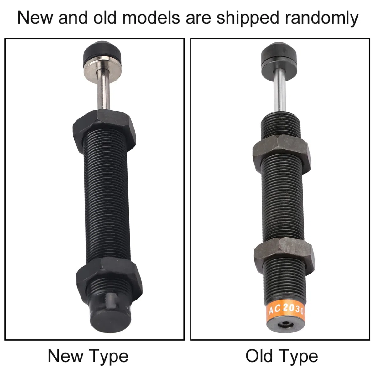 Amortiguador Neumático AC2030-2 M20 30mm Stroke Monotube Oil Pressure Absorber para El Cilindro Neumático de Aire