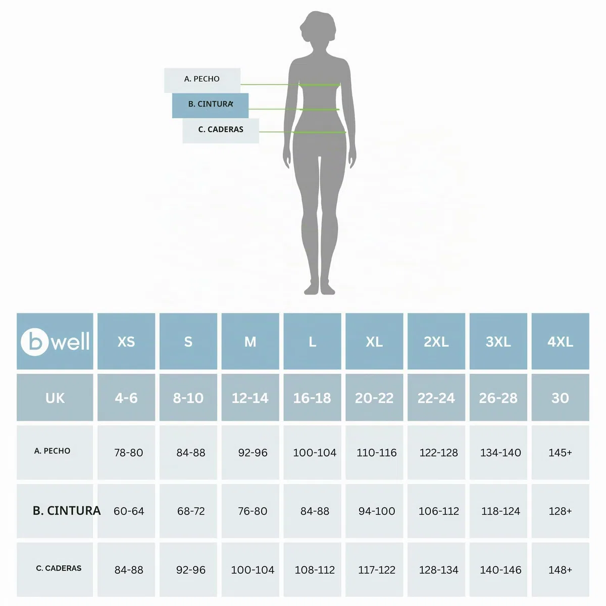 B-well Livia - Bata médica corta para mujer, color blanco, con cuello de solapa, manga larga, 3 bolsillos, tira de botones, para enfermería y clínica