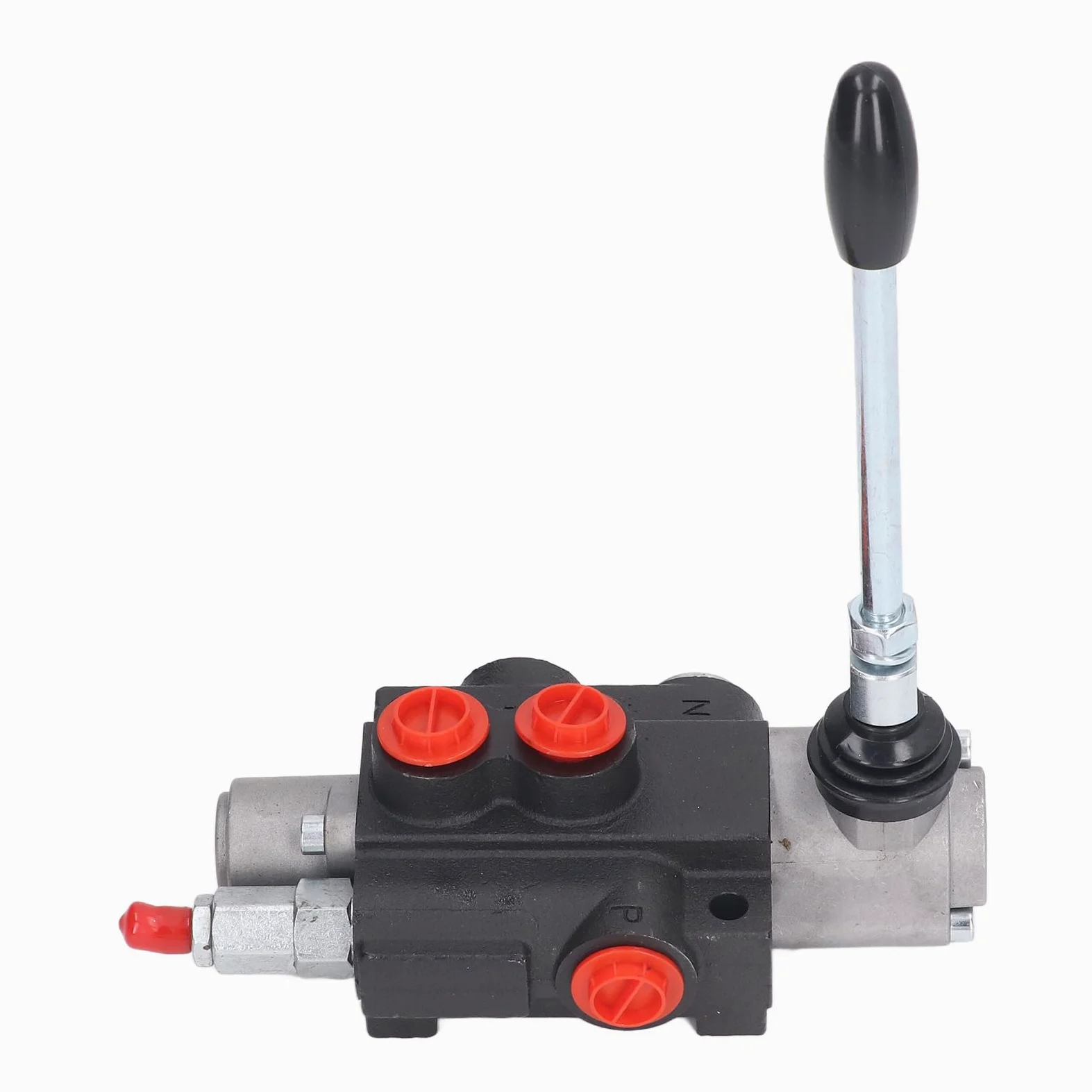 Equipo Hidráulico de la Válvula de Control de Flujo, 1 Carrete Doble Efecto Válvulas de Control Direccional Hidráulicas con Manija de Control de Barra de Alivio Ajustable