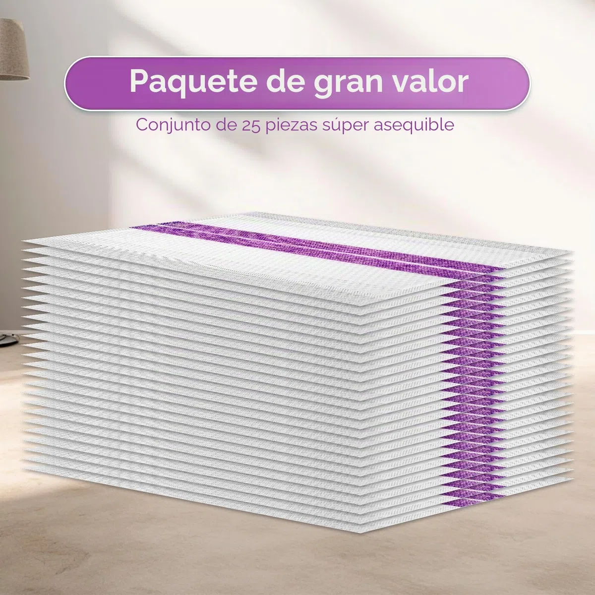 (25 piezas) WetJet Recambios de almohadillas desechables para trapeador Swiffer WetJet, Almohadilla de repuesto para trapeador multisuperficie para almohadillas para trapeador Swiffer Wet Jet