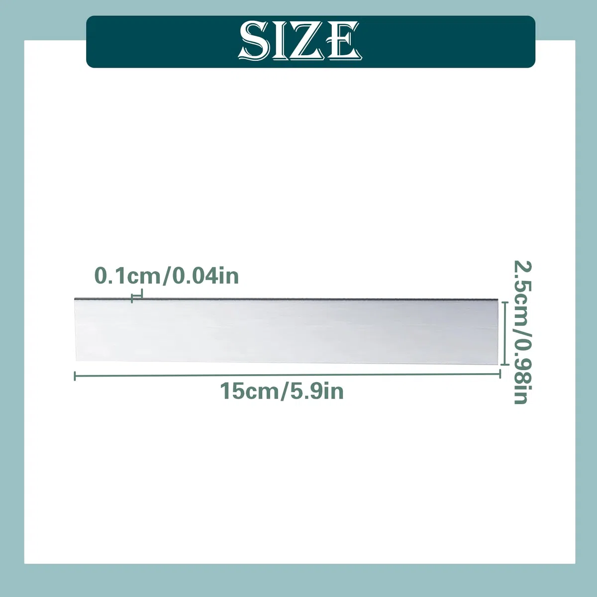 12 unidades de ánodo de zinc puro, 150 x 25 x 1 mm, chapa de zinc puro, tira de electrodos de zinc, placa de zinc para galvanización y galvanización de zinc, electrodo de zinc de alta pureza