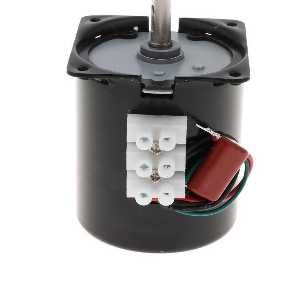 Motor síncrono de imán Permanente Micro eficiente de Baja Velocidad 220V 28W CWCCW, 60 RPM, 1 Pc