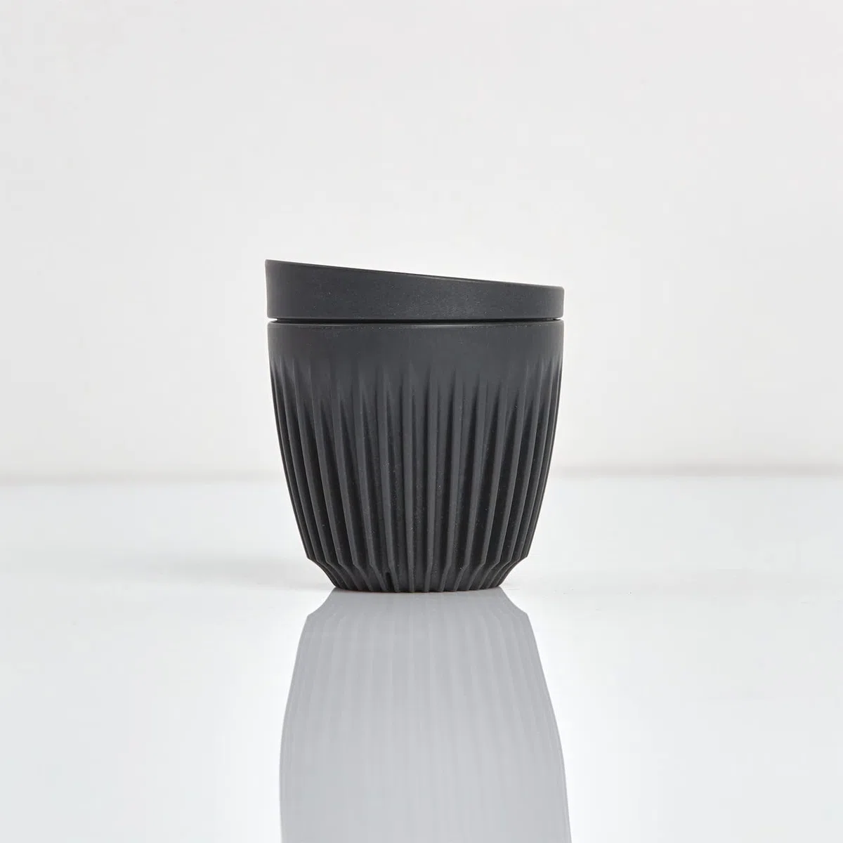 HUSKEE 6oz HuskeeCup - Taza y Tapa de café y té de cáscara de café (Color Natural)