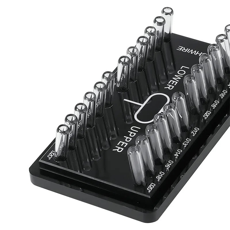 1 caja de alambre de arco rectangular dental redonda de acrílico, dispensador de ortodoncia para arco, soporte de cables dentales (estilo A)