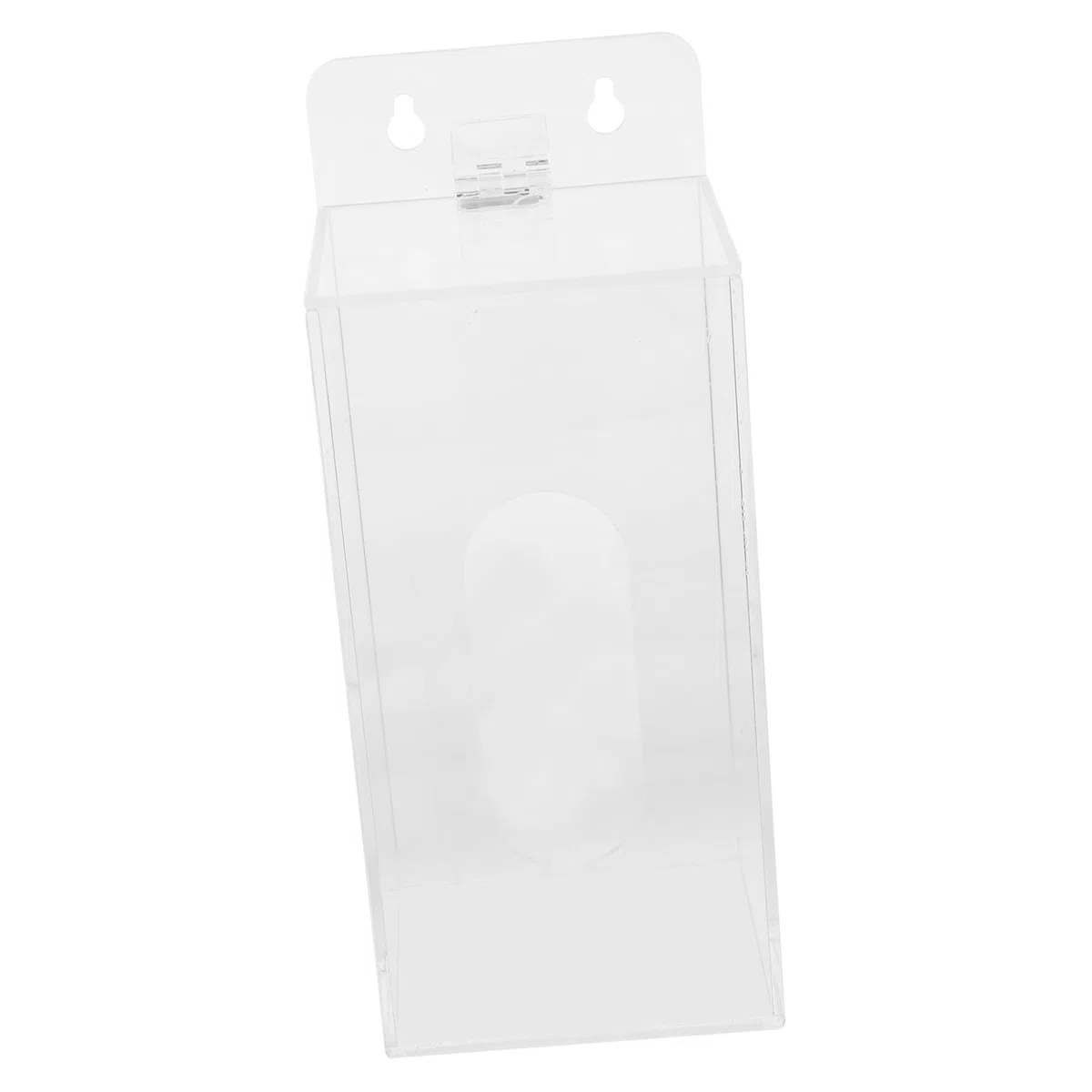 Mobestech Dispensador de guantes de pared transparente porta máscara y guantes, caja para dispensador de montaje en pared para laboratorios hospitales, oficinas, 9,45 x 4,02 x 3,74 in