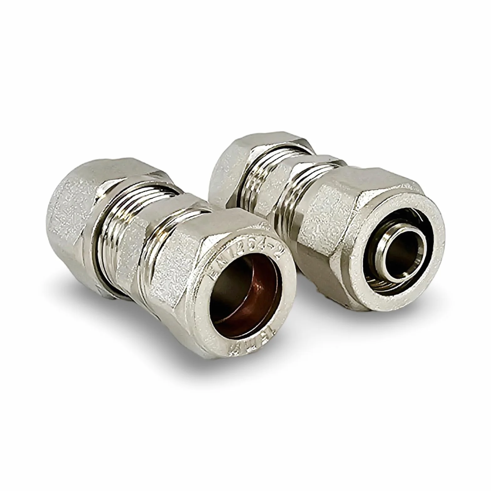 Lote de 5 accesorios reductores de manguera de 16 mm a 15 mm de cobre y plástico