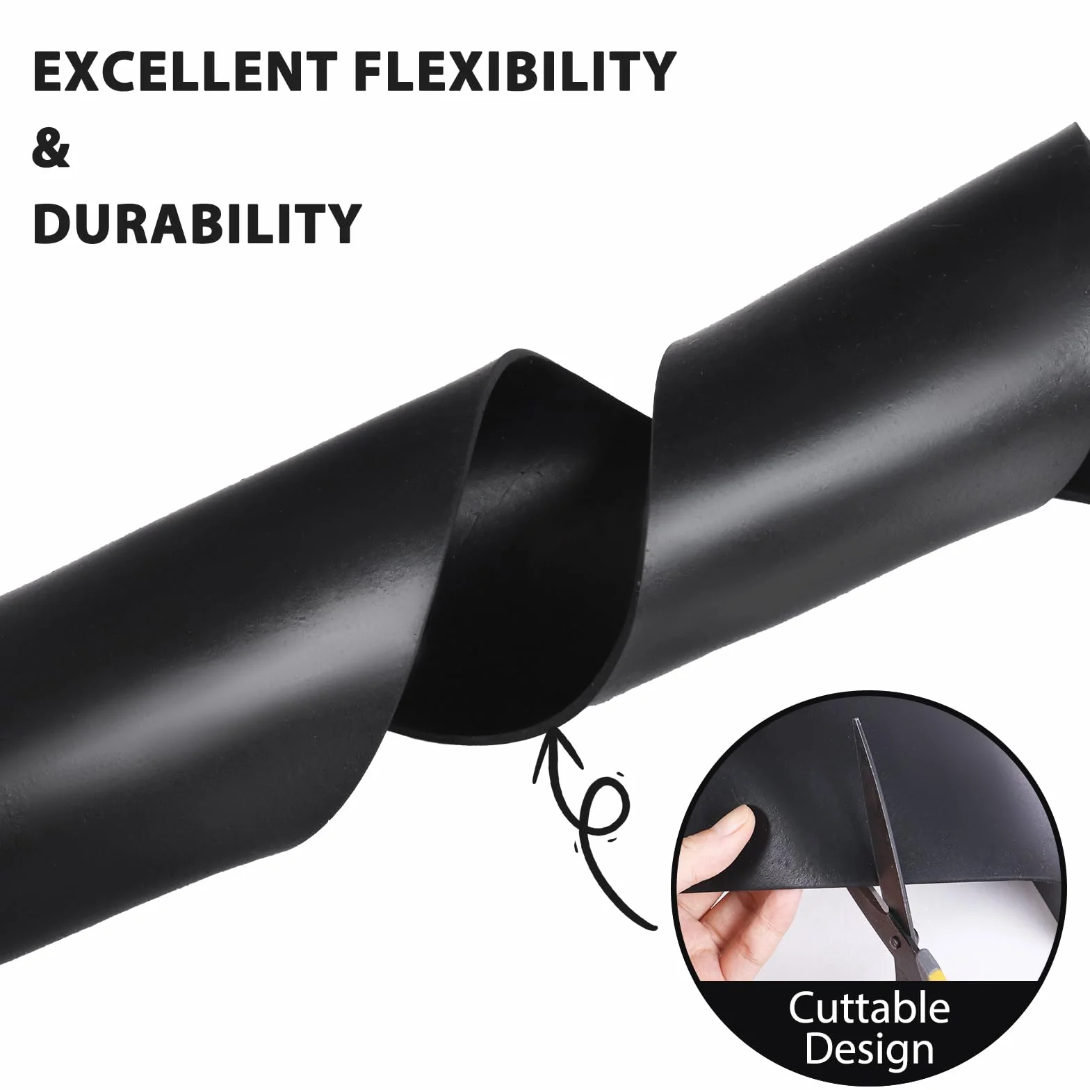 Rollos de goma, láminas de neopreno, alfombras antivibración, hoja de goma, banco de trabajo, protección para pisos, aislamiento, antivibración, antideslizante (80mmx5mmx3m)