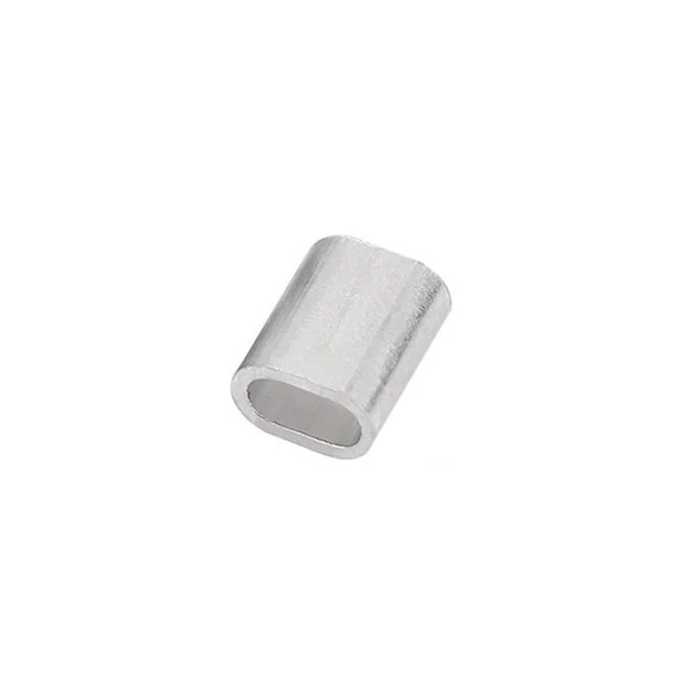 Genérico 25 Piezas Mangas de Aluminio, Virolas de Aluminio para 8mm Cables Cuerda