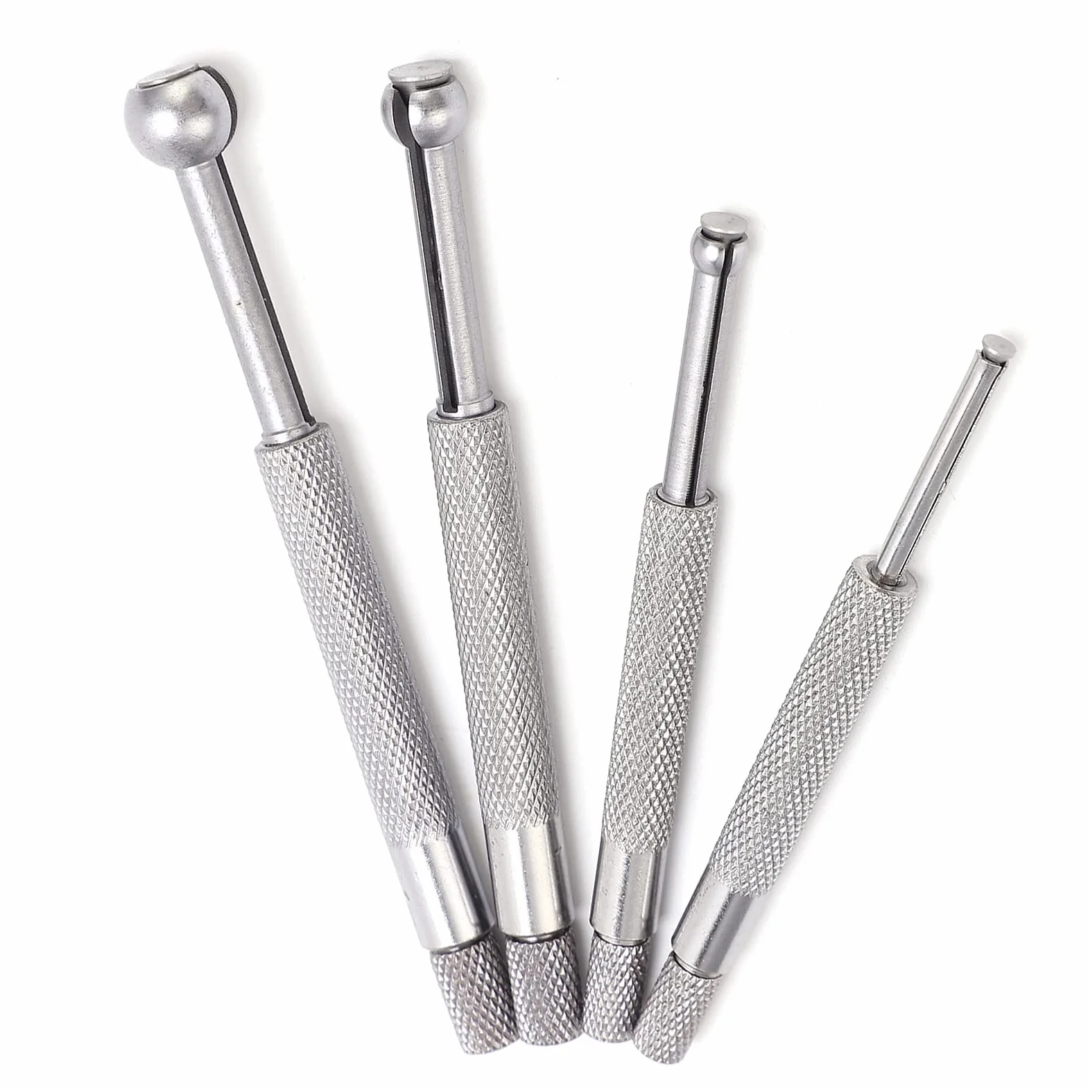 Juego De Calibres De Agujeros 4 Piezas Calibre Telescópico De Bola Completa 3 A 13 mm Para Medición Precisión Ranuras