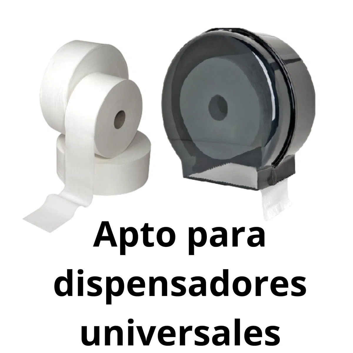 Papel higiénico industrial 125 metros Lecasa, 100% tisú 18 rollos suaves y absorbentes