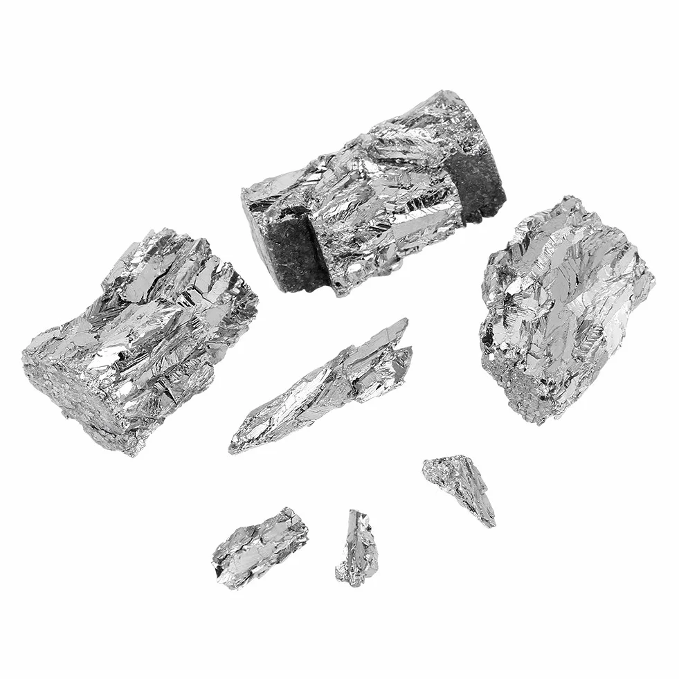 100 g de bismuto Lingote de lingotes 99,99% puro, bismuto de metal lingote de lingotes de cristal puro para hacer cristales