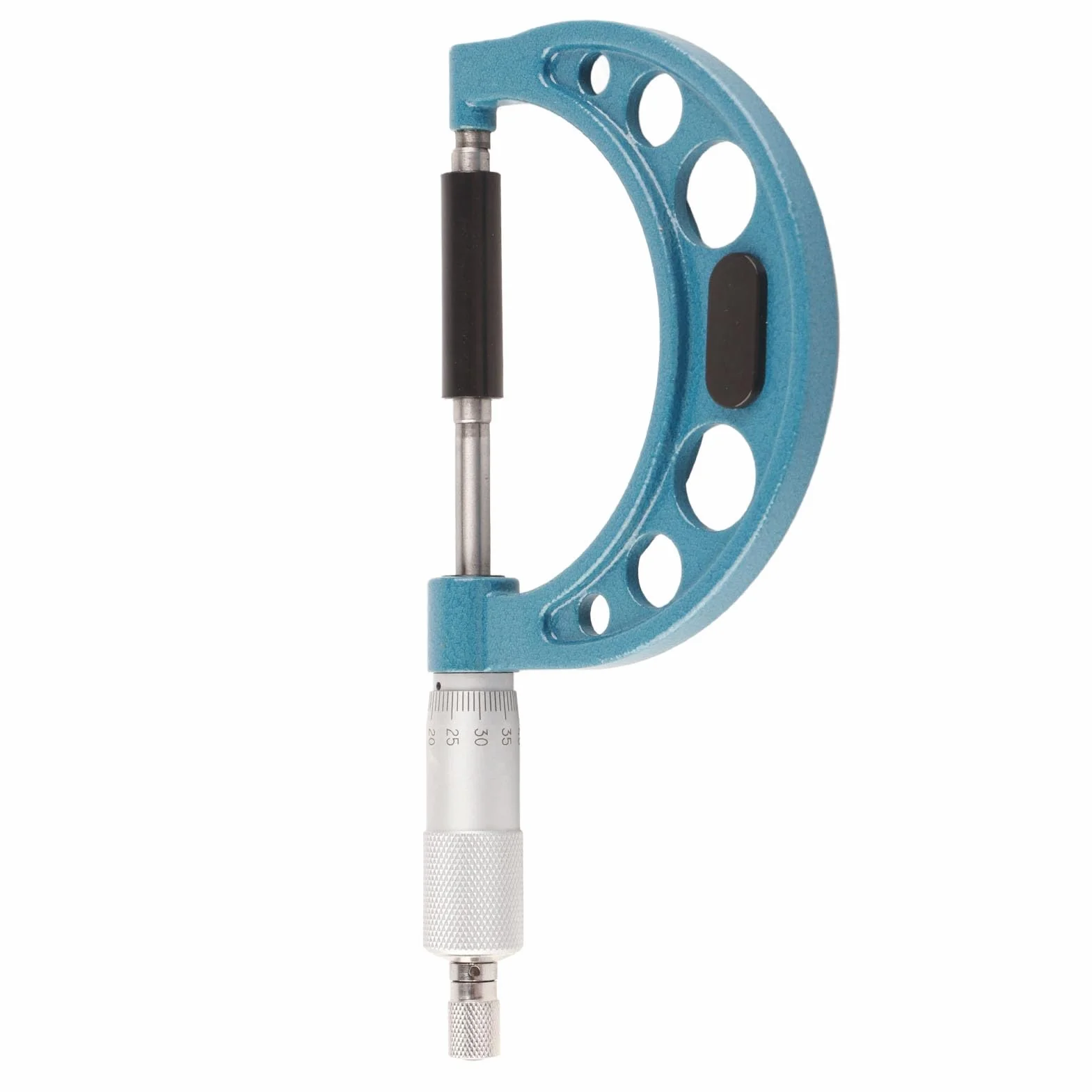 Micrómetro, Micrómetro Exterior de 0,01 Mm con Llave Micrómetro de Espesor de Acero Inoxidable, Micrómetros Exteriores (50-75 mm)
