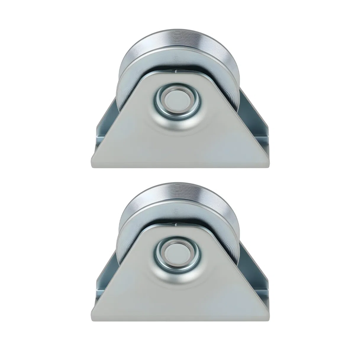 SG Store 2 Rodillos de Puerta Corrediza con Ranura en V de 58 Mm Adecuados para Poleas de Ducha Armarios Garajes Y Ventanas.