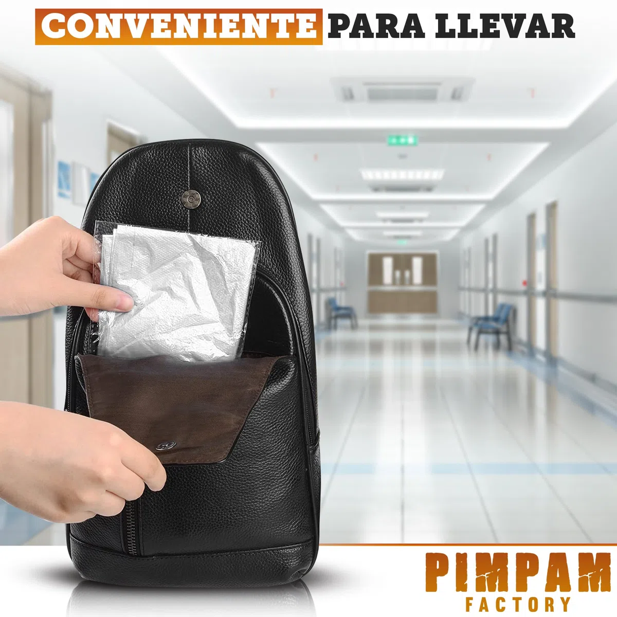 PimPam Factory - Cubre Botas Plástico Transparente para Hombres y Mujeres - Cubrebotas Desechables de Fácil Colocación - Cubre Botas Impermeable Ajustables y Resistentes - Certificado ISO - Pack 50